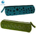 Felt Pen Case Bag Hollow Pattern Zipper Pouch Pen Holder Stationery Storage Bag